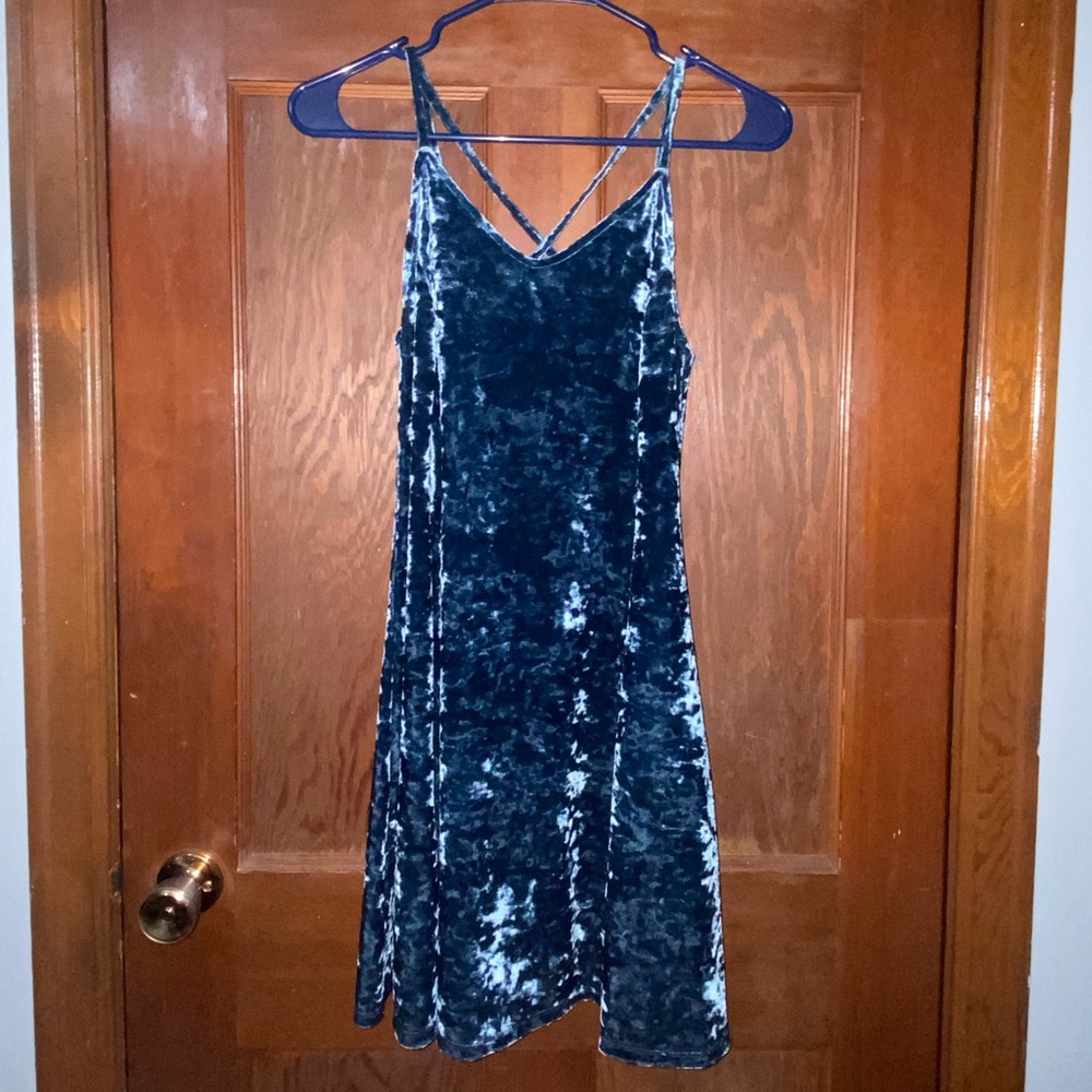 Arizona Velvet Dress Womens Size Medium